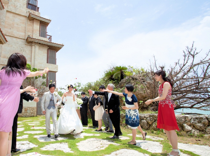 挙式レポート 伽藍ウエディング 沖縄の海に誓う結婚式